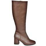 Fox Shoes Brown Women's Low Heeled Daily Boots | Shoptok.si