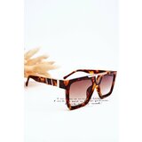 Kesi Women's Sunglasses V130037 Leopard Brown Cene