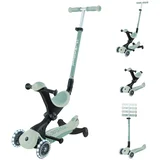 romobil GO UP deluxe 360° sklopivi, svjetleći kotači pistacio 697-505