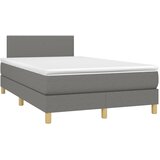  The Living Store Box spring postelja z vzmetnico temno siva 120x190 cm blago - Box Spring Postelja, (21520415) | Shoptok.si