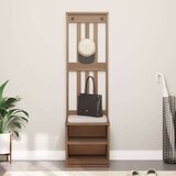 vidaXL Drvo za dvoranu SANDENS 45x40x159,5 cm puno drvo bor | shoptok.hr