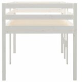  Visoki krevet bijeli 90 x 200 cm od masivne borovine | Eponuda.com