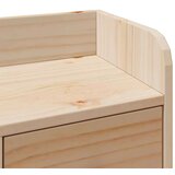 vidaXL Krevet s regalom za knjige bez madraca 100 x 200 cm od borovine | shoptok.hr