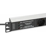 razdelilec rack 7x250V ALU prenapetostna zaščita filter DN-95441, (5000219322)