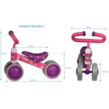 Enero Love Kitty otroški kolo guralica – mehki EVA kolesa, 48 cm, roza-ljubičasta | Shoptok.si