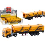 Truck With Trailer TIR Transport Vehicle 1:24 Sounds Lights Yellow Cijene