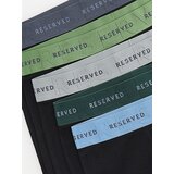 Reserved - Komplet od 5 pari long bokserica - crno | shoptok.hr