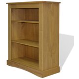 vidaXL Trinadstropna knjižna omara borovina Corona Range 81x29x100 cm Cene