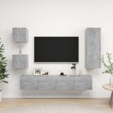  Komplet TV omaric 5-delni betonsko siva iverna plošča, (20914411) | Shoptok.si