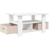  Klubska miza s predalom Bela 77 x 55 x 42 cm Konstruiran les, (5000295410) | Shoptok.si