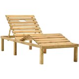  Ležalnik s kraljevsko modro blazino impregnirana borovina, (20663219) | Shoptok.si