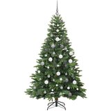 vidaXL Umestno božično drevo med 300 LED Zelena 180 cm PE in PVC | Shoptok.si