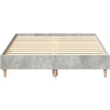  Posteljni okvir brez vzmetnice betonsko siv 135x190 cm, (21792958) | Shoptok.si