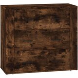  Komoda 3 kosi dimljen hrast inženirski les, (20654538) | Shoptok.si