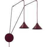  Luster na sajli ABRAMO 2xE27/15W/230V crvena Cene