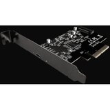 LC-Power lc-pci-c-usb32-2x2 pci card with usb-c connector(usb 3.2 gen 2x2) + external nvme m.2 Kontroler ( 24957 ) Cene