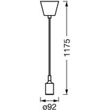 Osram Kabl za napajanje PENDULUM BELL 1xE27/15W/230V bela | Eponuda.com