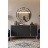 Hanah home komoda Poli 150, 150 cm, antracit / zlatna | Eponuda.com