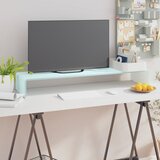  Stalak za TV/monitor stakleni zeleni 100 x 30 x 13 cm | shoptok.hr