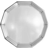  Sadilica Srebrno 120 x 120 x 35 cm Cinkani čelik | shoptok.hr