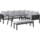Ambia Garden JEDILNA LOUNGE GARNITURA tkanina aluminij Cene