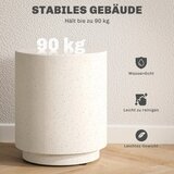 Pomoćni stolić u imitaciji betona 37 cm x 37 cm x 43 cm Anorganska ruda u prahu sive boje | shoptok.hr