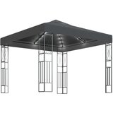  Sjenica s LED svjetlosnim trakama 3 x 3 m antracit od tkanine | shoptok.hr