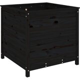 Maison Chic Vrtno cvetlično korito - Cvetlični Lonec črno 82,5x82,5x78 cm trdna borovina, (21790335) Cene