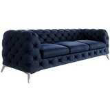 Ropez Tamno plava baršunasti sofa 243 cm Chelsea – | shoptok.hr