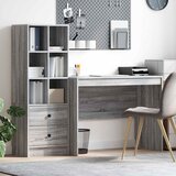  Stol s ladicama 2 pcs Siva Sonoma | shoptok.hr