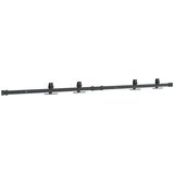 vidaXL Komplet za drsna vrata omare 122 cm ogljikovo jeklo | Shoptok.si