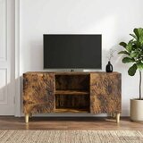 TV ormar 102 x 34,5 x 50 cm Dimljeni hrast Konstruirano drvo | shoptok.hr