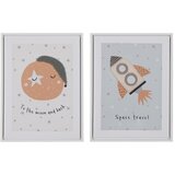 Ixia Otroške slike v kompletu 2 ks 30x40 cm Space – u
