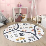 Mila Home Pralna otroška igralna preproga ø120 cm World Around Me – | Shoptok.si