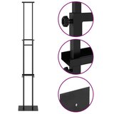  Stalci za sajmove Crna 30 x 24 x 214 cm Čelik | shoptok.hr
