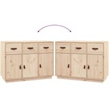  Komoda 100 x 40 x 75 cm od masivne borovine | shoptok.hr