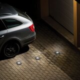  Spoljna svetiljka za prilaz LUKKA CONNECT 1xGU10/4W/230V IP67 mat hrom četvrtasta | Eponuda.com
