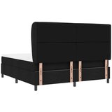 Box Spring Postelja z Vzmetnico Črna 180x200 cm Tkanina, (22051777) | Shoptok.si