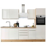 RESPEKTA Kuhinjski Blok Marleen 280cm, Bela, Barva Hrasta | Shoptok.si
