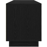 vidaXL TV omarica z LED lučmi črna hrast 193,5x41x50 cm | Shoptok.si