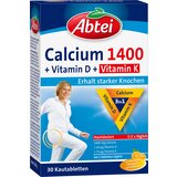 Abtei Kalcij 1400 + vitamin D in vitamin K - 30 žveč. tabl. Cene
