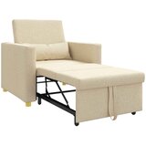 SOFA na razvlačenje Singl Krema 90 x 165 x 87 cm tkanina | Eponuda.com