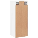  Zidni ormarić sjajni bijeli 34,5 x 34 x 90 cm konstruirano drvo | shoptok.hr