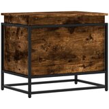  Kutija za pohranu s poklopcem dimljeni hrast 60x40x51,5 cm | Eponuda.com