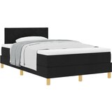 vidaXL Box Spring Krevet s Madracem Crna 120x190 cm Tkanina Cijene