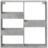  Zidni ormarić boja betona 80x15x80 cm od konstruiranog drva | shoptok.hr