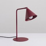 Sollux Bordo rdeča jeklena namizna svetilka z upogljivo konstrukcijo (višina 35 cm) Zylo – | Shoptok.si