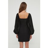 Trendyol Ženska haljina TPRSS21EL0192/BLACK | shoptok.hr