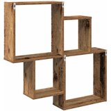  Zidna polica staro drvo 80x15x78,5 cm konstruirano drvo | shoptok.hr