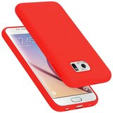 Cadorabo Ohišje, združljiv s Samsungom v tekoči rdeči barvi - zaščitni pokrov iz fleksibilnega silikona TPU, (20590364) Cene
